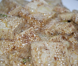 泡泡四溢的虾酱豆腐的做法