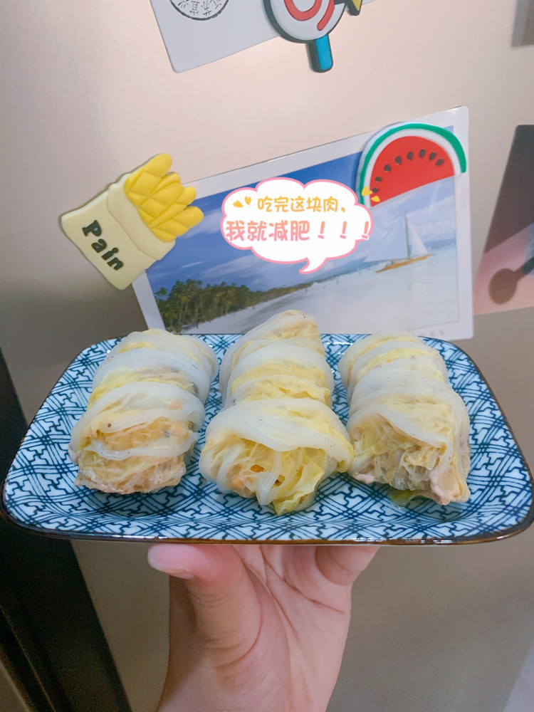 白菜牛肉卷（减脂）的做法