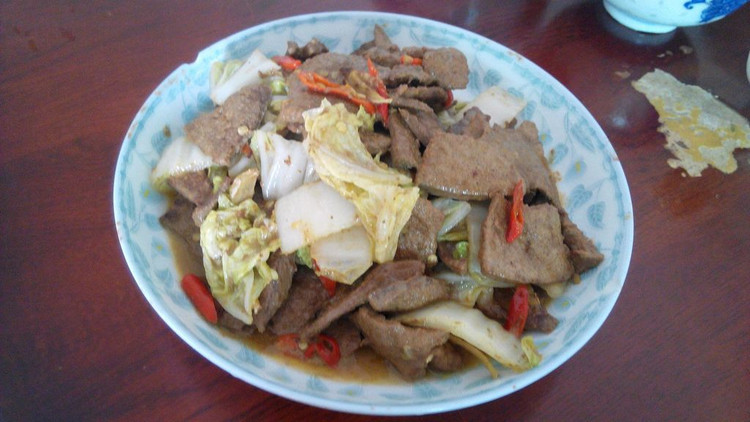 小炒猪肝的做法