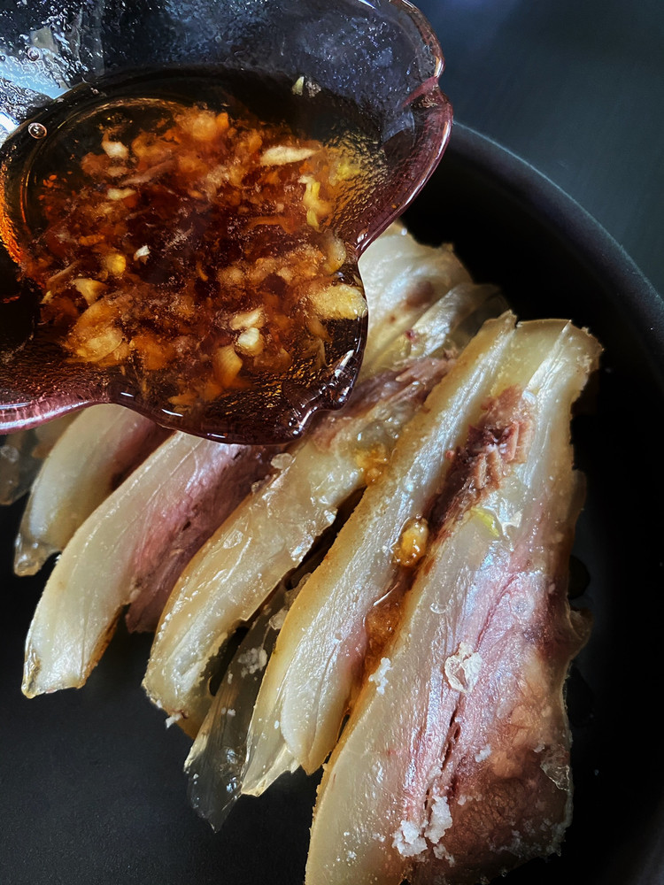 蒜泥牛头肉的做法