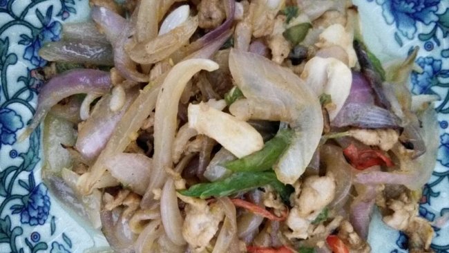 洋葱炒肉的做法
