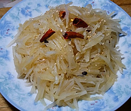 炝拌萝卜丝的做法