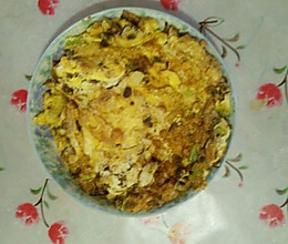 邳州盐豆炒鸡蛋的做法