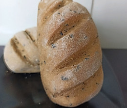 烤芝麻欧包的做法