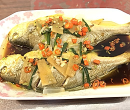 清蒸大黄鱼的做法