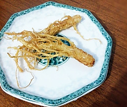 干炸“小人参”香菜根的做法