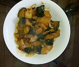窝瓜炖土豆的做法