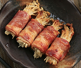 【金针菇培根卷】的做法