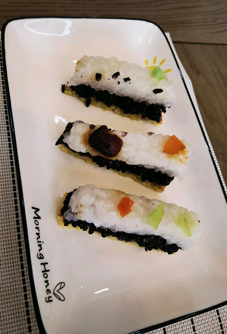 彩色江米凉糕的做法