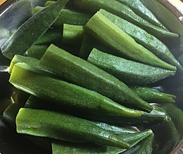 超级简单之芥末秋葵的做法