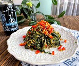 凉拌曲麻菜的做法
