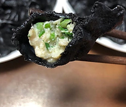 鲜掉眉毛的墨鱼饺子的做法
