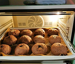 无油无糖黑全麦减脂欧包的做法