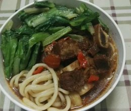 牛仔骨番茄面的做法