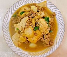 豆干炒肉末的做法