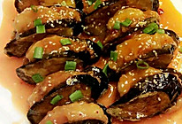 肉末茄子酿虾仁。的做法