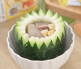精致好菜#火腿冬瓜盅的做法