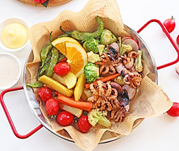 炸物小食拼盘的做法