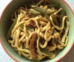 豆角焖面的做法