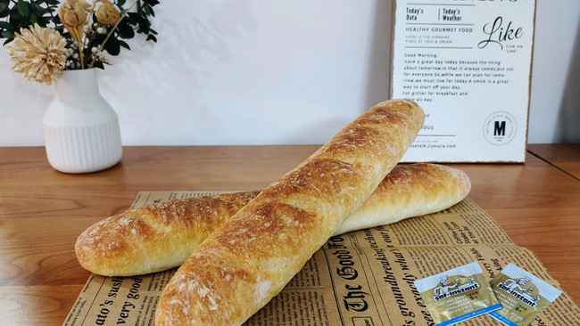 无油无糖法棍面包的做法