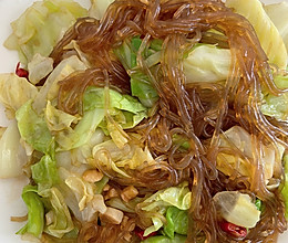 粉条圆白菜的做法