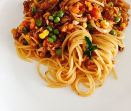 金枪鱼意面的做法