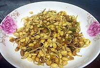 黄豆芽炒肉的做法