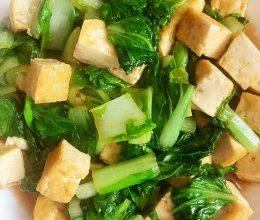 小白菜烧豆腐的做法
