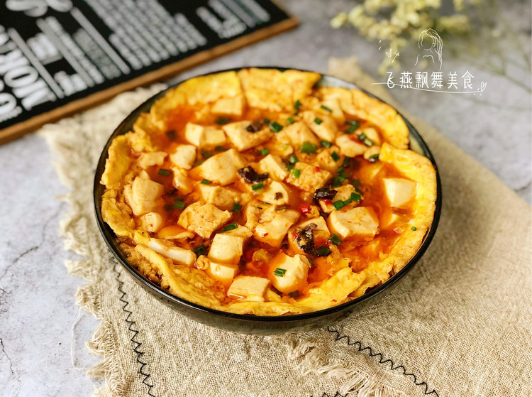✅嫩滑又下饭的鸡蛋抱豆腐，爆好吃的做法