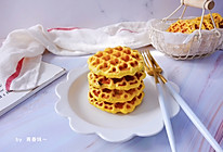 #好吃不上火#南瓜蜜豆华夫饼的做法