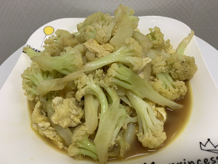 ‼️家常菜花菜炒鸡蛋㊙️清爽下饭菜的做法
