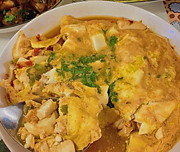 鸡蛋包豆腐的做法