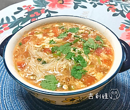西红柿鸡蛋汤面的做法