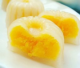 水晶奶黄包的做法