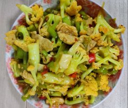 #米饭最强CP#干锅花菜，美味健康又易学易做的做法