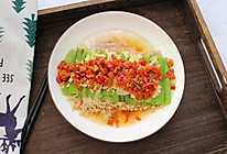 剁椒丝瓜蒸金针菇的做法
