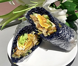 乌米糍饭团的做法