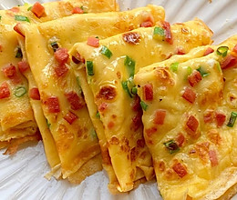 营养美味的早餐鸡蛋饼～10分钟就能搞定的做法