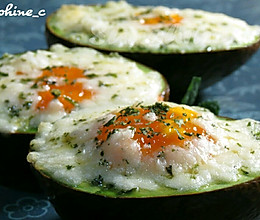 芝士鸡蛋烤牛油果 #百吉福芝士力量#的做法