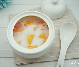 木瓜炖牛奶的做法