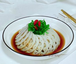 #素食主义#捞汁藕片的做法