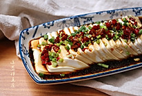 小葱拌豆腐#酱香鲜#的做法