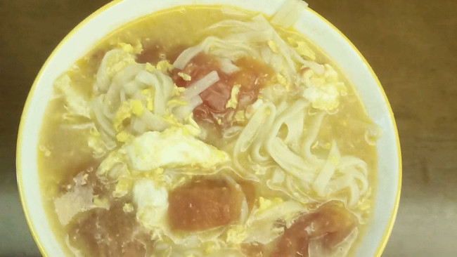 番茄鸡蛋面的做法