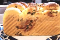 香葱肉松吐司的做法