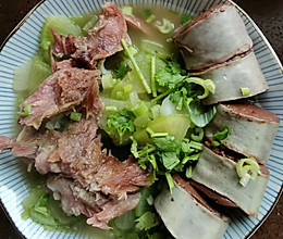 萝卜干炖血肠的做法