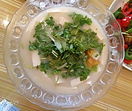 奶汤老豆腐的做法
