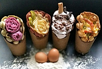 鸡蛋仔手卷披萨的做法