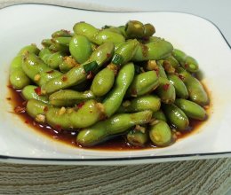 10分钟就能做的芥末毛豆的做法