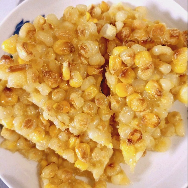 玉米烙(空气炸锅版)的做法