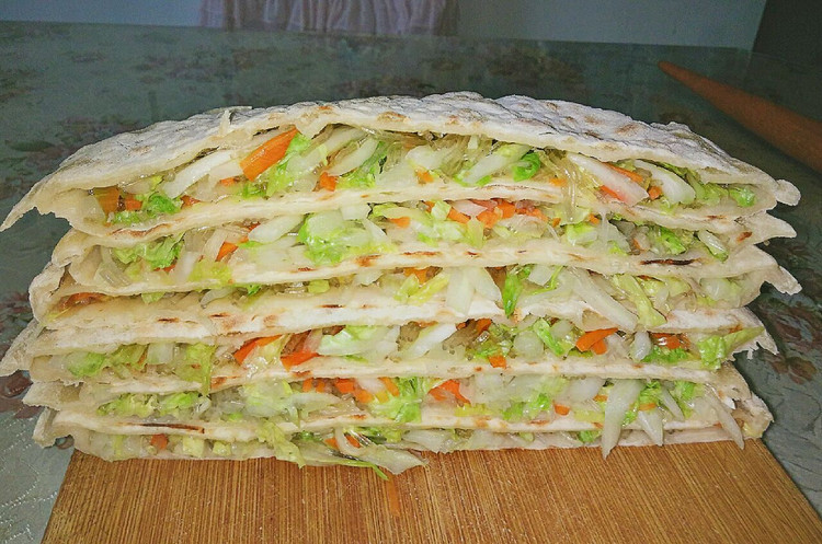 河南禹州塌菜馍的做法